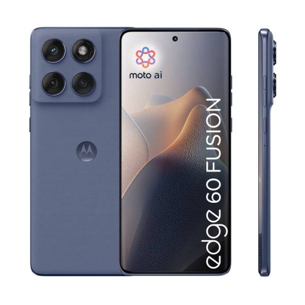 Motorola Moto Edge 60 Fusion 5G Smartphone Schermo 6.67" - 8GB - 256GB - Fotocamera 50mp - Batteria 5200mAh - Colore Blu
