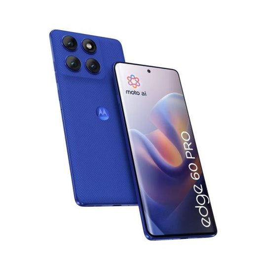 Motorola Moto Edge 60 PRO 5G Smartphone Schermo 6.67" - 12GB - 512GB - Fotocamera 50mp - Batteria 6000mAh - Colore Blu