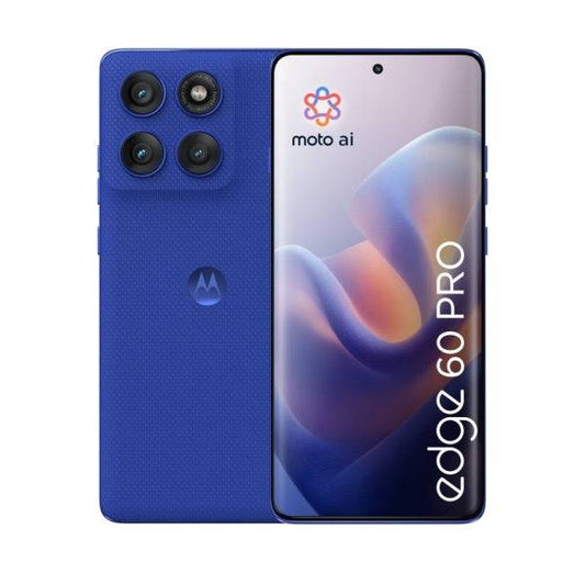 Motorola Moto Edge 60 PRO 5G Smartphone Schermo 6.67" - 12GB - 512GB - Fotocamera 50mp - Batteria 6000mAh - Colore Blu