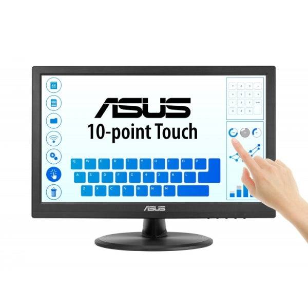 Asus VT169HE Monitor Tattile 15.6" LED IPS FullHD 60Hz - Capacità Tattile 10 Punti - Risposta 5ms - 16:9 - HDMI, VGA - VESA 75x75mm