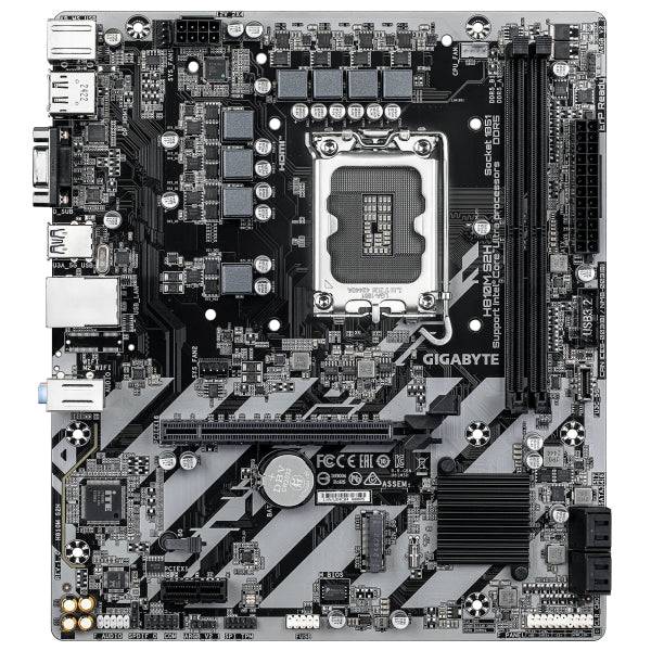Gigabyte H810M S2H Placa Base Intel 1851 2x DDR5 - M.2, SATA, PCIe4.0 - HDMI, DisplayPort, VGA, RJ-45, USB 3.2 - MicroATX