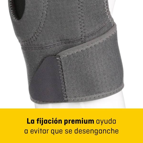 Futuro Comfort Ginocchiera - Regolabile (27.9 - 55.9cm) - Traspirante - Isola l'Umidità - Elastico - Colore Grigio Scuro