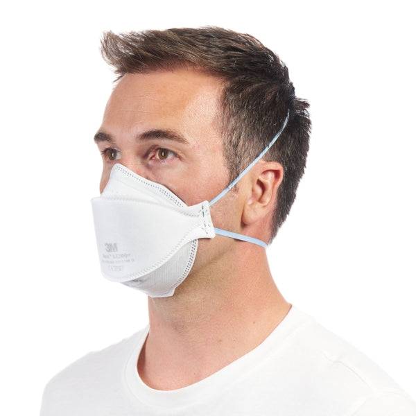 3M Aura Confezione da 5 Mascarillas para Particulas FFP2 - Desechable - Sin Valvula - Para Niveles Medios de Particulas - Colore Bianco