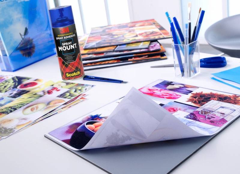 Scotch Spraymount Adesivo in Spray 400ml - Eccellente Aderenza - Colore Trasparente