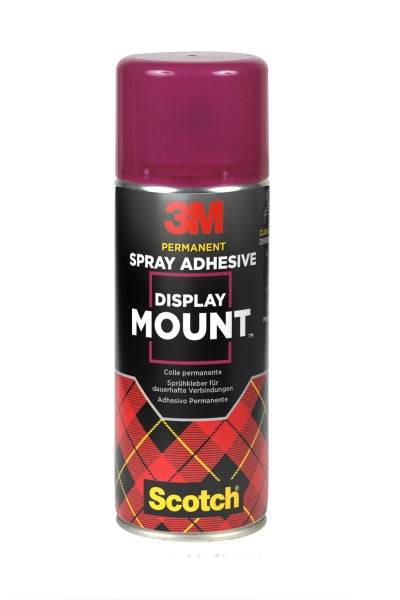 Scotch Display Mount Adesivo in Spray 400ml - Unione Permanente e Duratura - Colore Trasparente