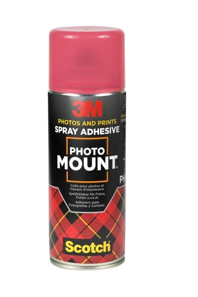 Scotch 3M Photomount Adesivo in Spray 400ml - Adesivo ad Alta Resistenza - Trasparente