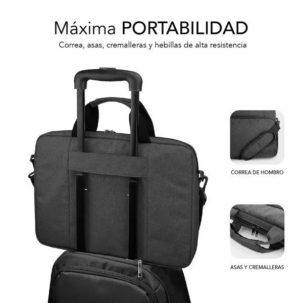 Subblim Valigetta per Portatili fino a 14 Pollici - Protezione Air Padding - Poliestere Oxford Resistente - Idrorepellente