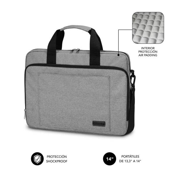 Subblim Valigetta per Portatili fino a 14 Pollici - Protezione Air Padding - Poliestere Oxford Resistente - Idrorepellente