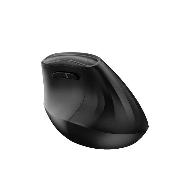 Ewent Mouse Wireless - 4000dpi - Ricevitore USB-A 2.4Ghz - Bluetooth 5.1 - Ergonomico - 6 Pulsanti - Impugnatura Verticale - Colore Nero