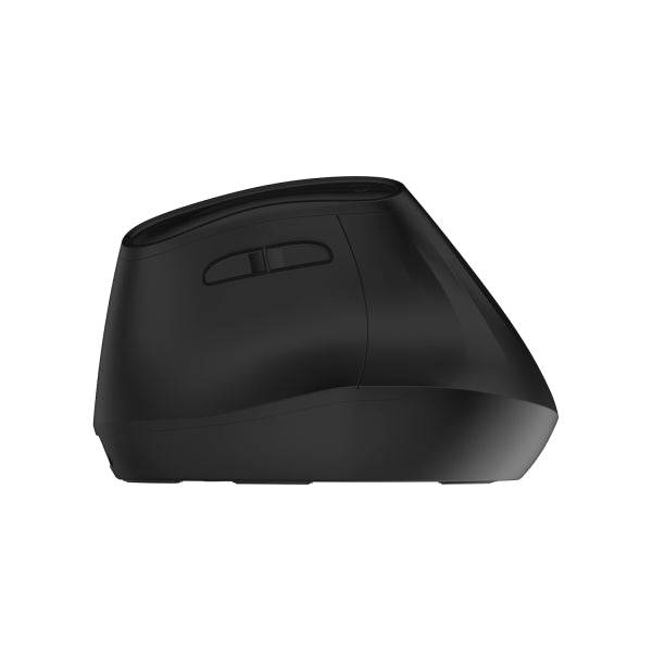 Ewent Mouse Wireless - 4000dpi - Ricevitore USB-A 2.4Ghz - Bluetooth 5.1 - Ergonomico - 6 Pulsanti - Impugnatura Verticale - Colore Nero