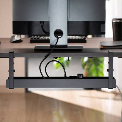 Ewent Supporta fino a 5kg - Sistema di Fascette Regolabili - Universale - 600x105x207mm - Colore Nero