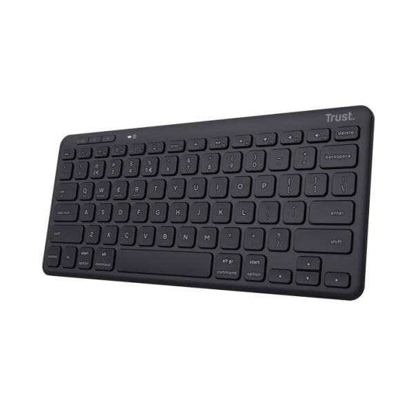 Trust Lyra Wireless Bluetooth 5.0 - Batteria Ricaricabile - Realizzato con Materiali Riciclati - Colore Nero
