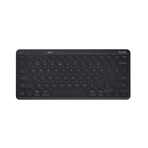 Trust Lyra Wireless Bluetooth 5.0 - Batteria Ricaricabile - Realizzato con Materiali Riciclati - Colore Nero