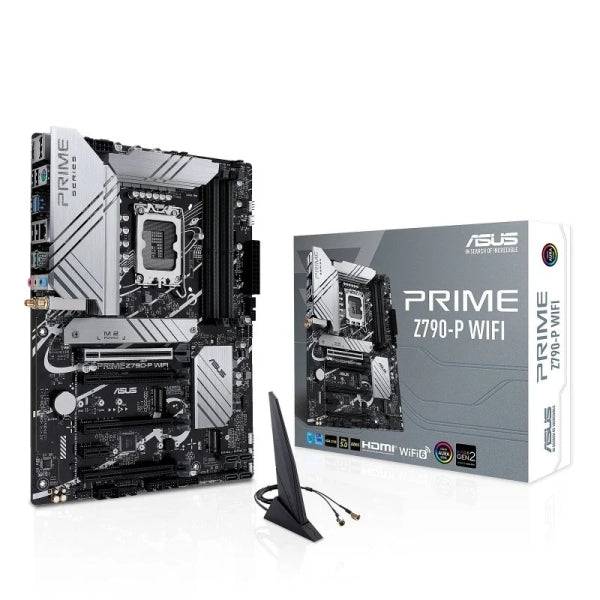 Asus Prime Z790-P WIFI Scheda Madre Intel 1700 - WiFi, HDMI, DisplayPort, PCIe 3.0, 4.0 e 5.0 M2, 4x SATA III, USB 2.0, 3.2, USB-C, RJ-45