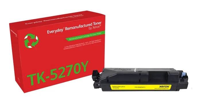 Xerox Everyday Kyocera TK5270 Giallo Cartuccia Toner Rigenerata - Sostituisce 1T02TVANL0/TK5270Y