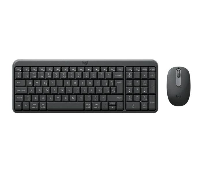 Logitech MK250 Combo Wireless Compact Bluetooth Tastiera + Mouse - Uso Ambidestro - Indicatori Led - Colore Nero