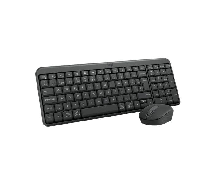 Logitech MK250 Combo Wireless Compact Bluetooth Tastiera + Mouse - Uso Ambidestro - Indicatori Led - Colore Nero