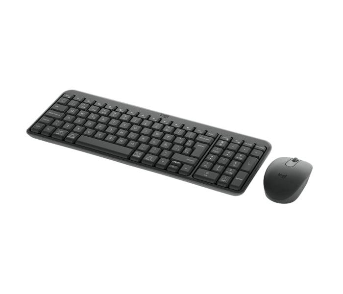 Logitech MK250 Combo Wireless Compact Bluetooth Tastiera + Mouse - Uso Ambidestro - Indicatori Led - Colore Nero