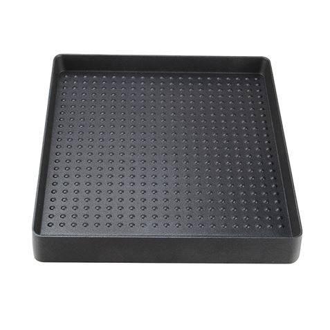 Muvip Plancha De Asar para Cocina Portatil - Zona Recoge Grasa - Bordes Antisalpicaduras - Revestimiento Antiadherente - Ideal para Cocinas Portatiles de 1 Quemador - Compatibile con MV0614, MV0336, MV0337