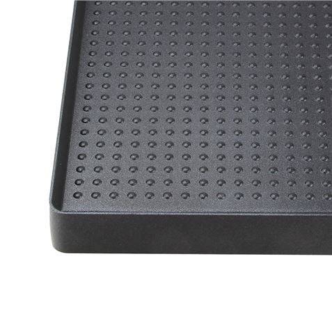 Muvip Plancha De Asar para Cocina Portatil - Zona Recoge Grasa - Bordes Antisalpicaduras - Revestimiento Antiadherente - Ideal para Cocinas Portatiles de 1 Quemador - Compatibile con MV0614, MV0336, MV0337