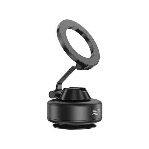 XO C172 Supporto Magnetico da Auto per Smartphone - Ventosa - Rotazione 360º - Batteria 130mah - Colore Nero
