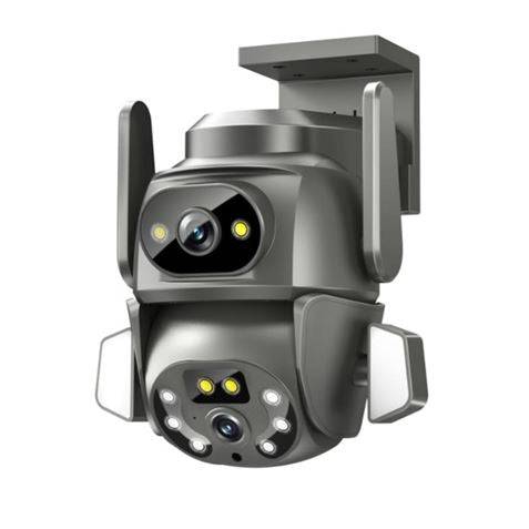 XO CR04 Telecamera Sorveglianza WiFi - FullHD - Rilevamento Movimento - Visione Notturna - Audio Bidirezionale - Colore Nero