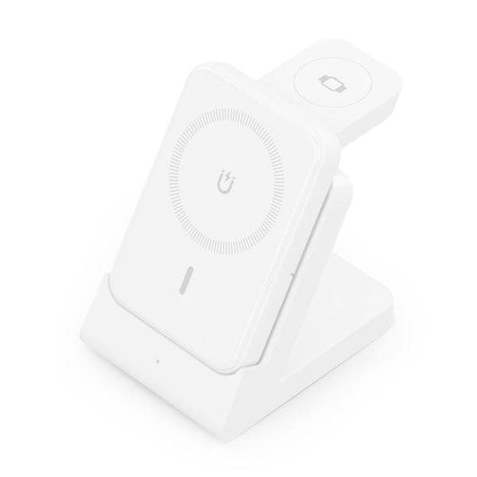 Aisens Caricabatterie Wireless 15W - USB-C - Protocollo Qi - Cellulari, Apple Watch e Auricolari - Powerbank - Protezione Contro Sovratensione, Sovratemperatura e Sovracorrente - Colore Bianco
