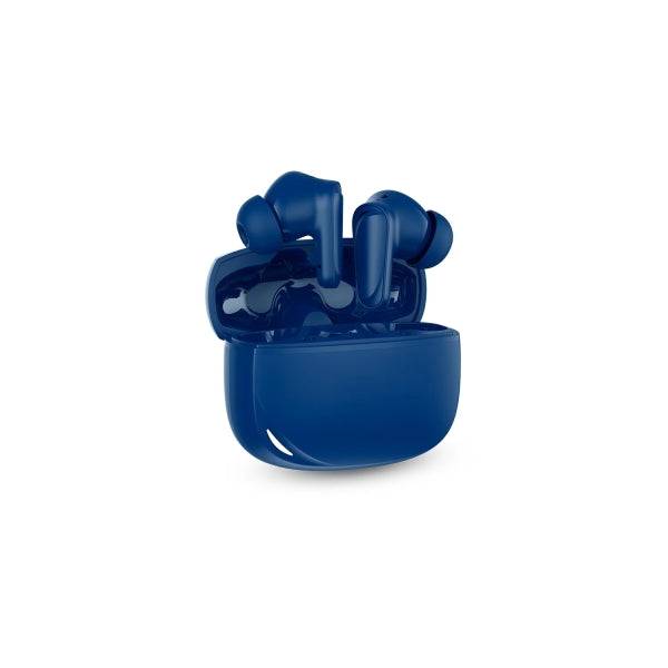 Cuffie Wireless True Wireless SPC Boost Buds - Cancellazione Rumore - 4 Microfoni - Controllo Tattile - Google Fast Pair - Colore Blu