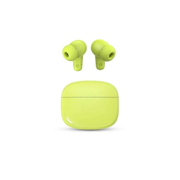 Cuffie Wireless True Wireless SPC Boost Buds - Cancellazione Rumore - 4 Microfoni - Controllo Tattile - Google Fast Pair - Colore Verde Lime