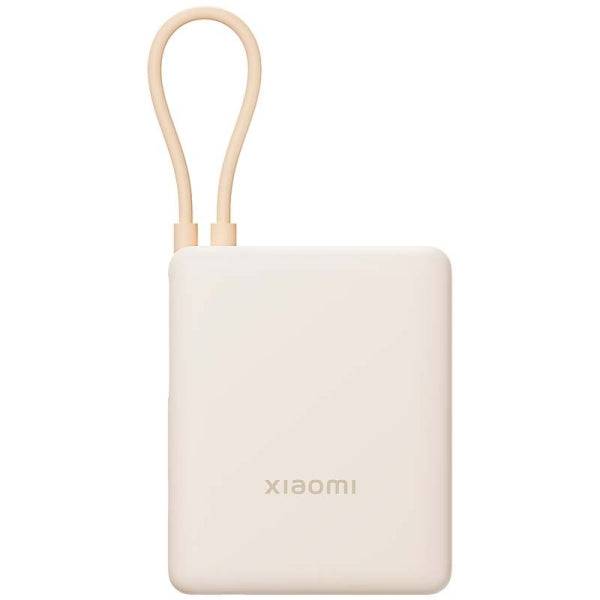 Xiaomi Tan GL Powerbank 10000 mAh - 33W - Cavo Integrato - Ricarica Rapida - Molteplici Strati di Protezione - Colore Beige