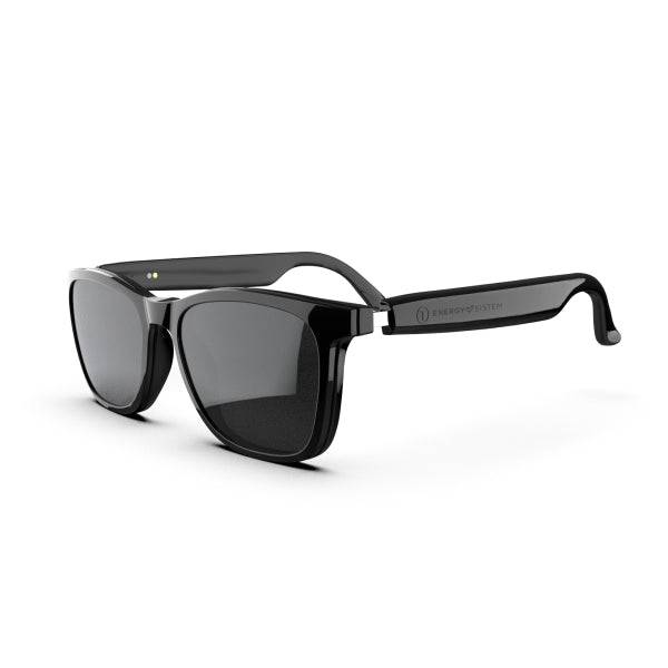 Energy Sistem RayFlex Music Occhiali Bluetooth - Lenti Anti Luce Blu + Lenti Magnetici Polarizzati con Protezione UV400 - Riproduzione Musicale - Microfono e Assistente Vocale - IPX5 - Controllo Tattile - Colore Nero