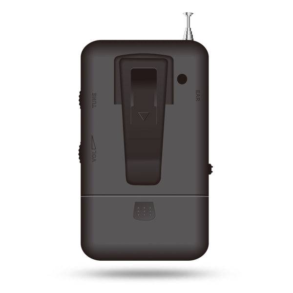 Energy Sistem Pocket Radio Portatile Analogica FM/AM - Ingresso Jack 3.5mm - Antenna Telescopica - Alimentazione a Batterie - Colore Nero