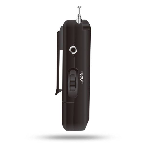 Energy Sistem Pocket Radio Portatile Analogica FM/AM - Ingresso Jack 3.5mm - Antenna Telescopica - Alimentazione a Batterie - Colore Nero