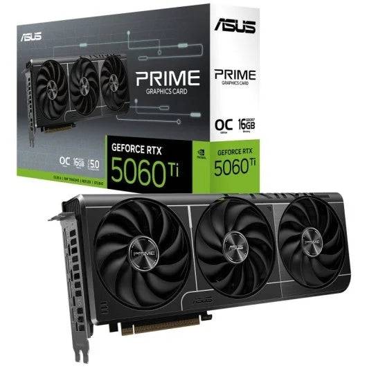 Asus GeForce PRIME RTX 5060 TI OC Edition Scheda Grafica 16GB GDDR7 Reflex 2 RTX AI DLSS4