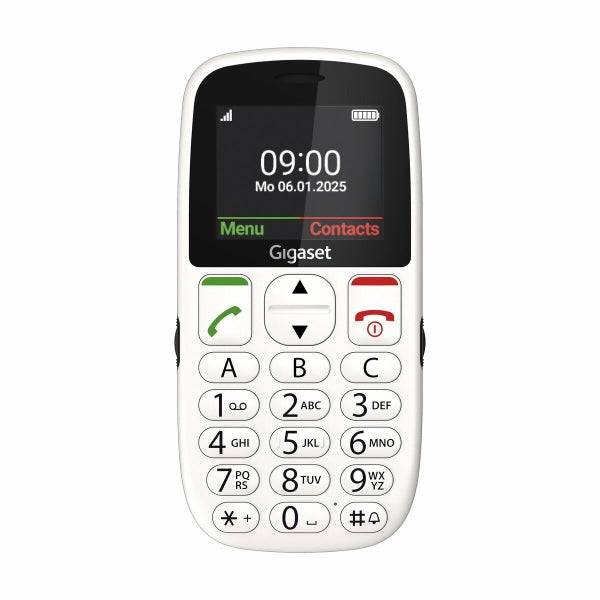 Gigaset GL395 Telefono Cellulare per Anziani Schermo 2.2" - IP44 - Base di Ricarica