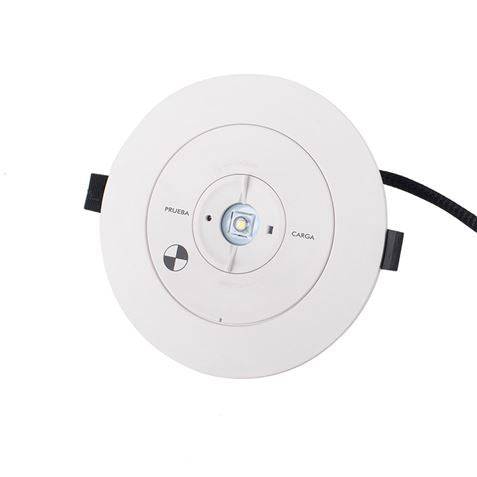 Elbat Luce di Emergenza Incassata - 330 Lumens - 6000K - 2W - Luce Fredda - 3 Ore di Autonomia - Batteria al Litio