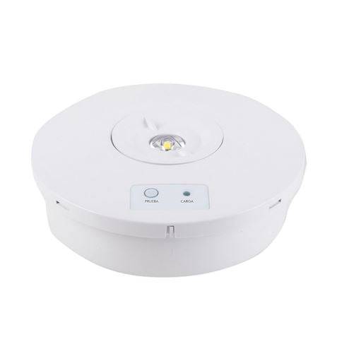 Elbat Luce di Emergenza a Parete - 330 Lumen - 6000K - 2W - Luce Fredda - 3 Ore di Autonomia - Batteria al Litio