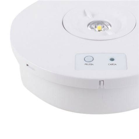 Elbat Luce di Emergenza a Parete - 330 Lumen - 6000K - 2W - Luce Fredda - 3 Ore di Autonomia - Batteria al Litio