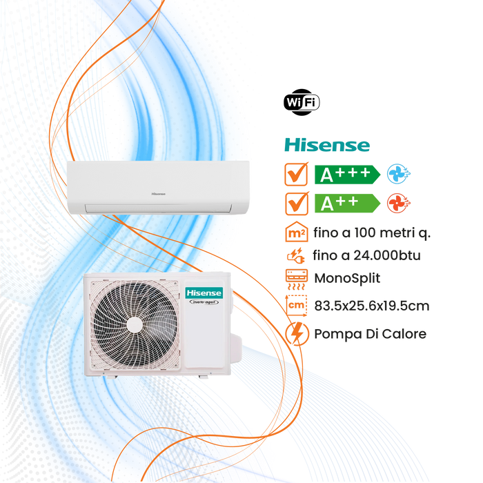 Climatizzatore Hisense Energy Ultra Inverter R-32 WiFi