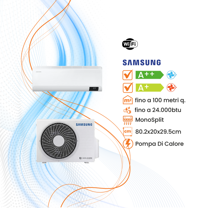 Climatizzatore Samsung Cebu Inverter R-32 WiFi