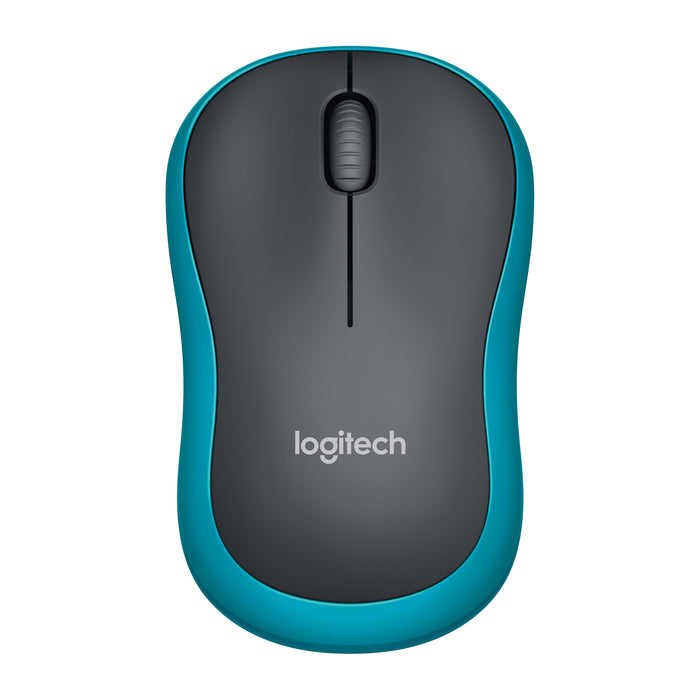 Logitech Mouse Ottico Wireless M185 Blu 910-002239
