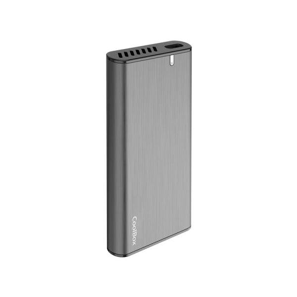 Coolbox MiniChase NS31 Custodia Esterna SSD M.2 NVMe/SATA - USB-C 3.2 Gen2 - Alluminio - Colore Grigio