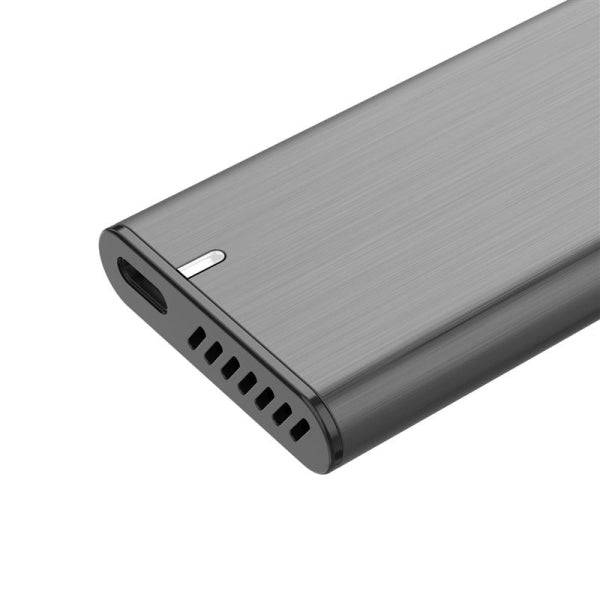 Coolbox MiniChase NS31 Custodia Esterna SSD M.2 NVMe/SATA - USB-C 3.2 Gen2 - Alluminio - Colore Grigio