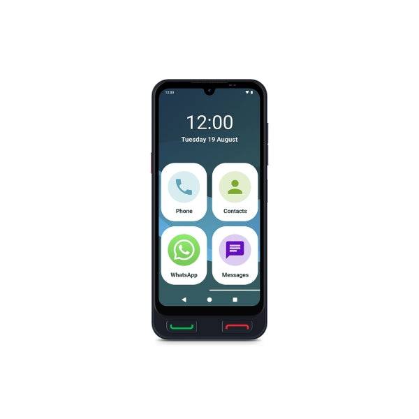 SPC Zeus 2 Pro 4G Smartphone 6,1" - Speciale per Anziani - Pulsante SOS - Memoria 128GB - 4GB di RAM - SPC Care - Colore Nero