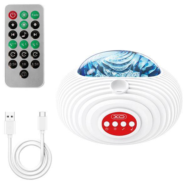 XO YH12 Lampada Proiettore Stelle - Altoparlante Bluetooth - Colore Bianco