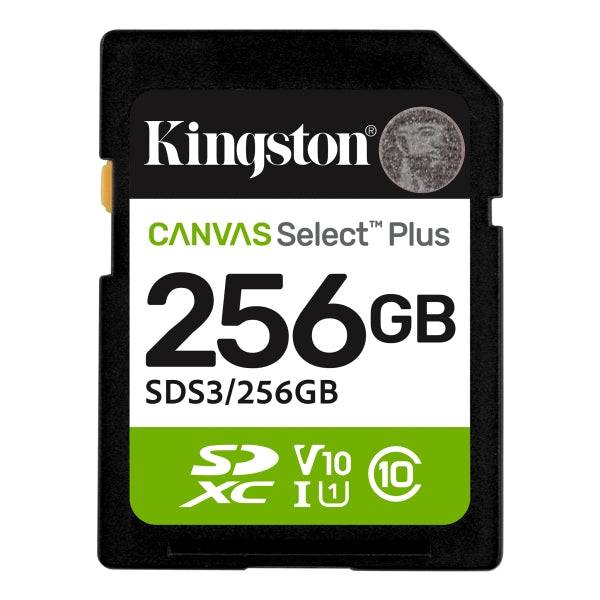 Kingston Scheda SDXC 256GB UHS-I Classe 10 150MB/s Canvas Select Plus
