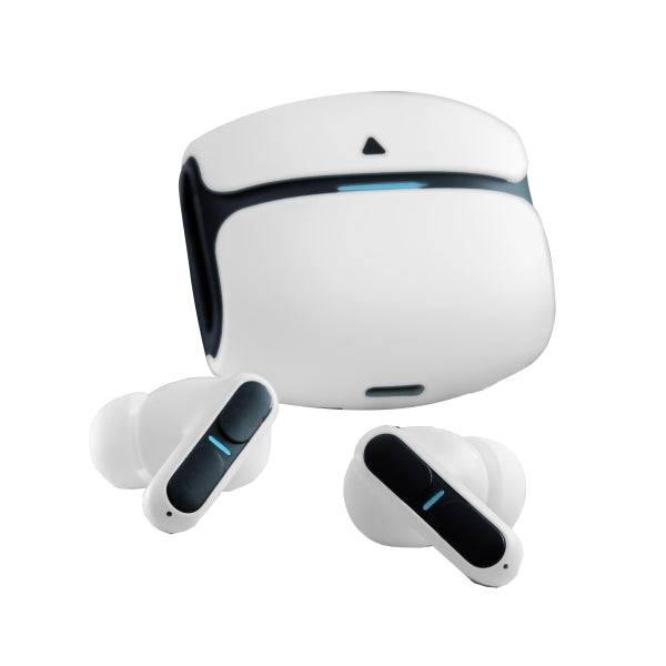 Leotec TWS Gaming Nebula Fit Cuffie Bluetooth 6.0 - Custodia di Ricarica - Colore Bianco