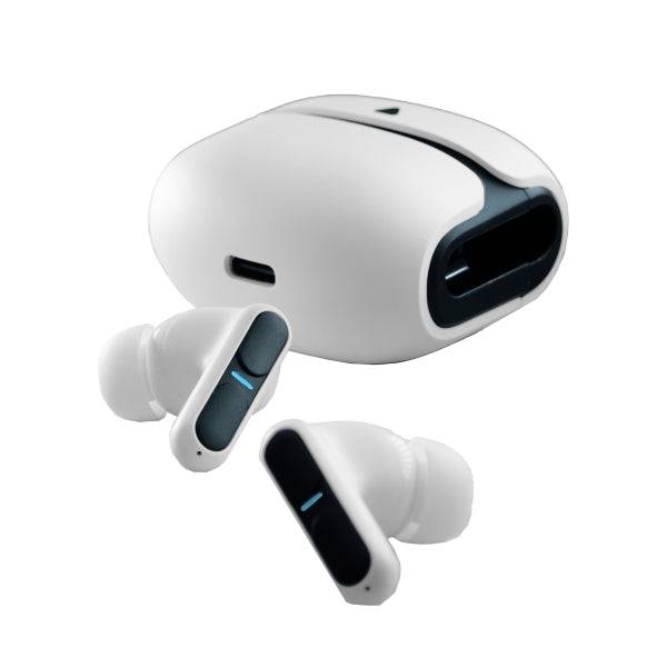 Leotec TWS Gaming Nebula Fit Cuffie Bluetooth 6.0 - Custodia di Ricarica - Colore Bianco
