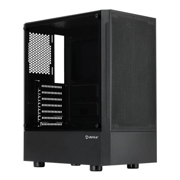 Unykach Aero C35 Case ATX - Alimentatore 500W Incluso - Supporto Disco 3.5", 2.5" - USB-A 3.0 e Audio