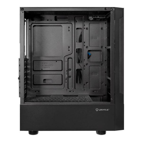 Unykach Aero C35 Case ATX - Alimentatore 500W Incluso - Supporto Disco 3.5", 2.5" - USB-A 3.0 e Audio